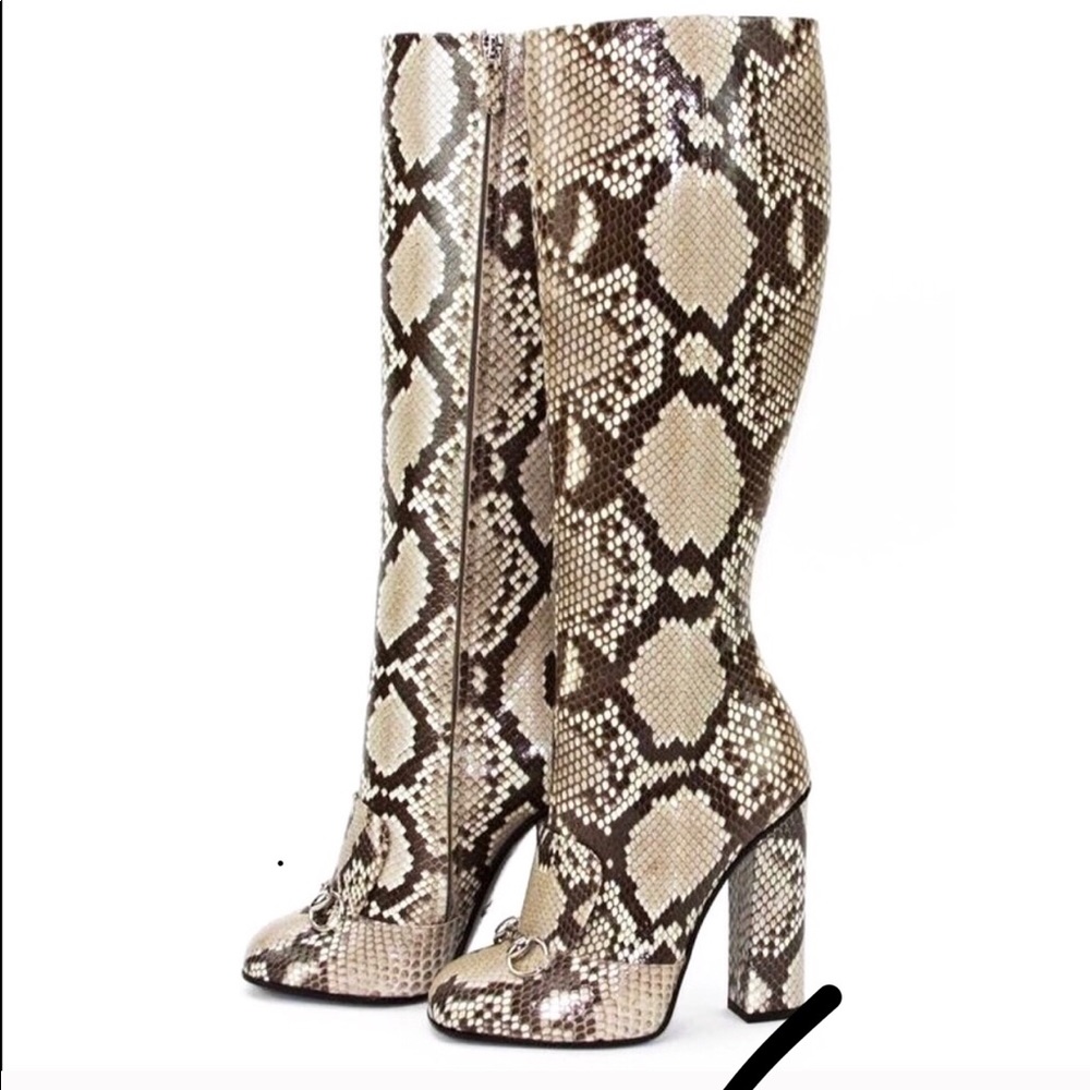 Authentic Gucci Python 🐍 Boots